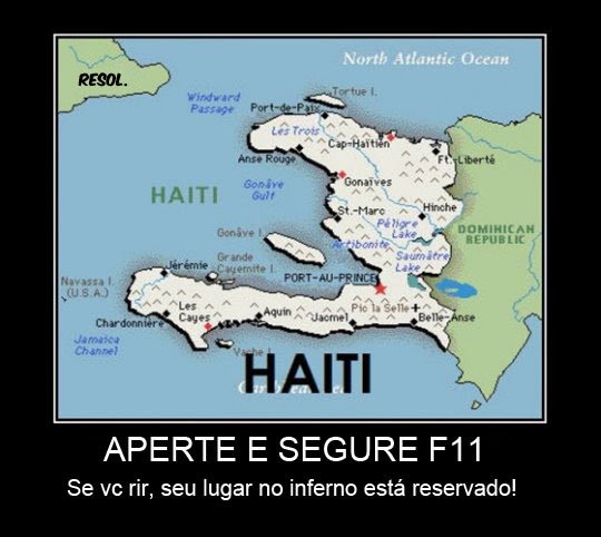 Que Tipo de humor é permitido ser compartilhado no forum? Haiti